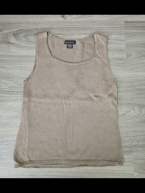 Banana Republic Beige Knit Tank Top